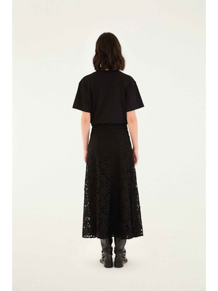 お値下げ！★新品★Lu. I-Line Skirt / Black Flower LIZ LISA Official Online Store Girly Fashion｜ Tokyo Kawaii Life