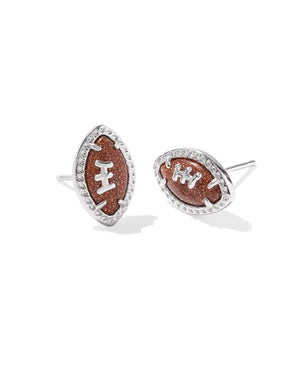 FOOTBALL STUD EARRING