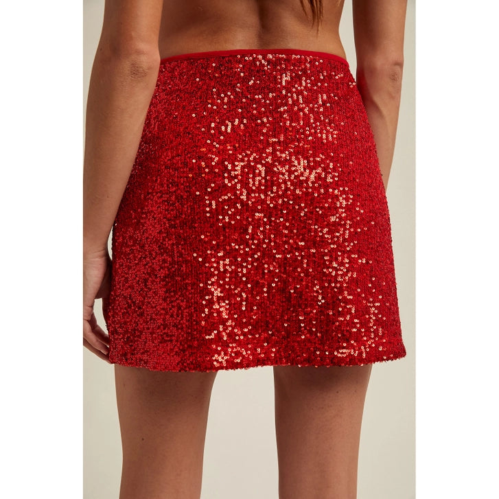 SEQUIN MINI SKIRT 11920