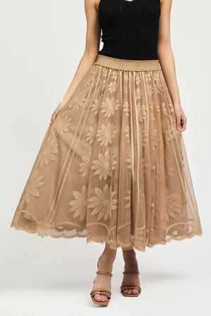 MIDI LENGTH FULL CIRCLE SKIRT