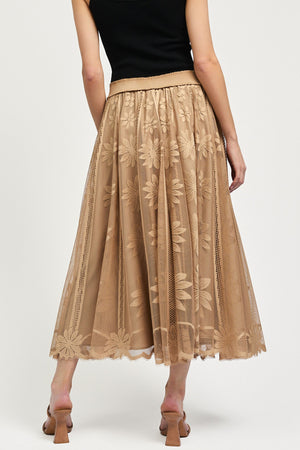 MIDI LENGTH FULL CIRCLE SKIRT