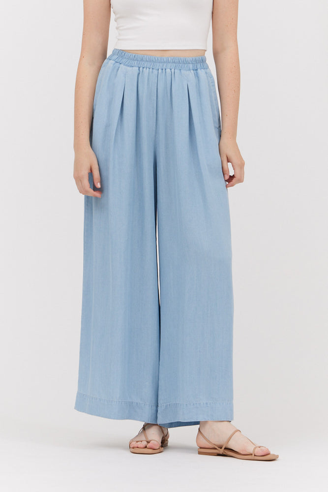 CHAMBRAY PANTS