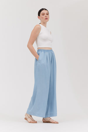 CHAMBRAY PANTS