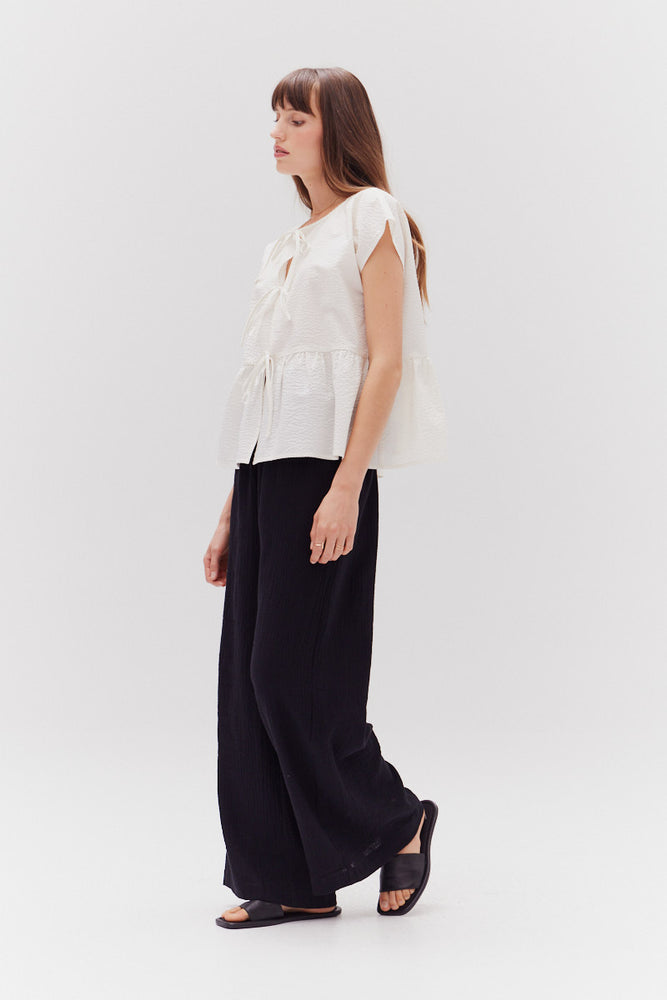 OVERFIT TIED TOP