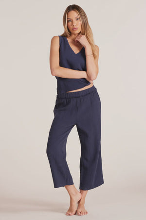 CROPPED WIDE LEG PANT