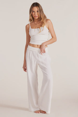 FOLD OVER WAIST BEACH PANT