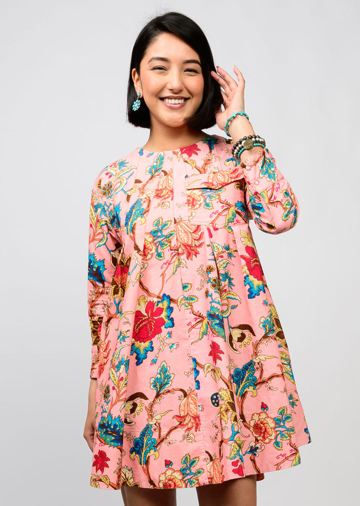 TUCK AND SWING DRESS