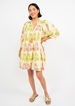BREEZY BLOCK PRINT DRESS