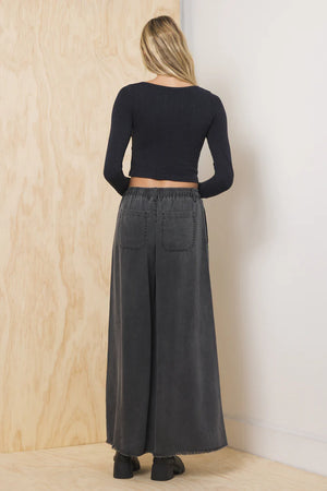 TENCEL WIDE LEG PANT