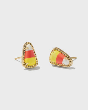 CANDY CORN STUD EARRING