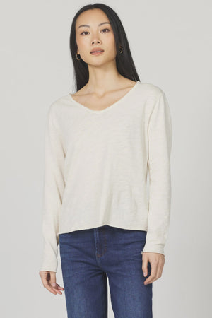 VANYA LONG SLEEVETEE SLUB