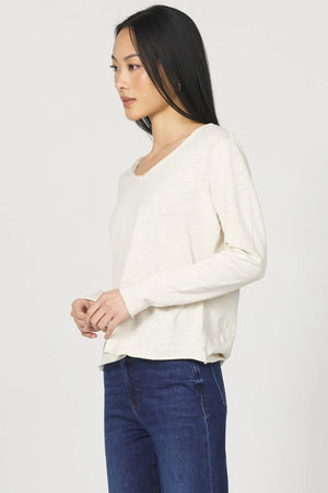 VANYA LONG SLEEVETEE SLUB