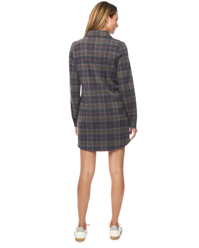 LYNDEN KNIT FLANNEL DRESS