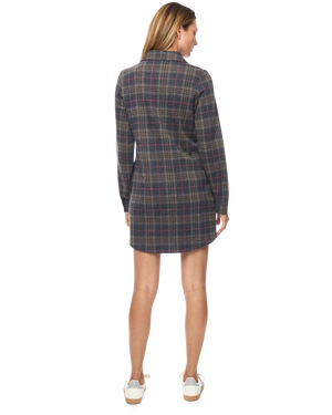 LYNDEN KNIT FLANNEL DRESS