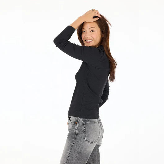 LONG SLEEVE RIB TEE