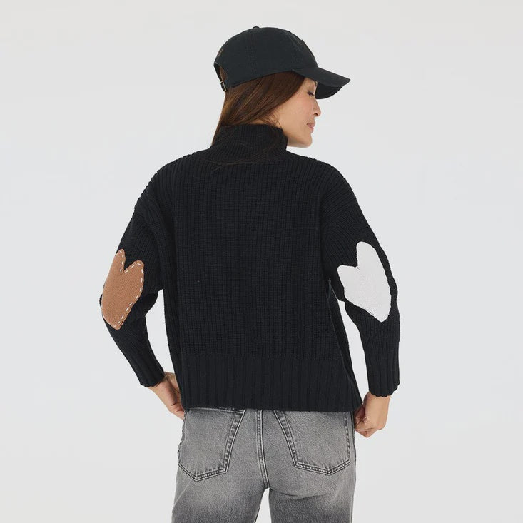 MARLOW IMPERFECT HEART SWEATER