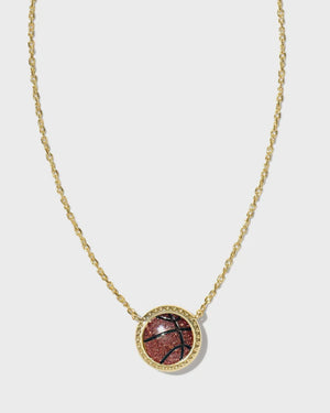 BASKETBALL SHRT PNDT NECKLACE