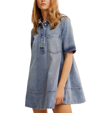 REMINO DENIM MINI DRESS