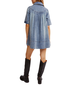 REMINO DENIM MINI DRESS