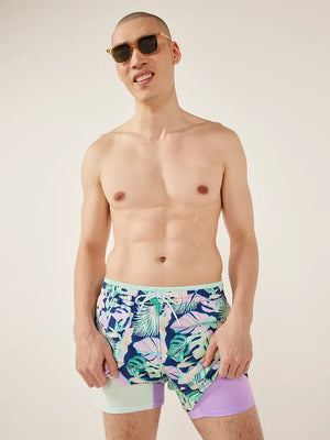 THE NIGHT FAUNAS CLASSIC LINED SWIM TRUNK