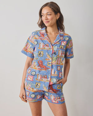 UNLEASHED STORIES SHORT PJ SET