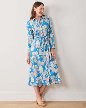 MONACO MIDI DRESS ANTIQUE VASES