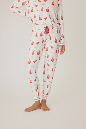 CRANBERRIES & COCKTAILS PJ JOGGER PANT