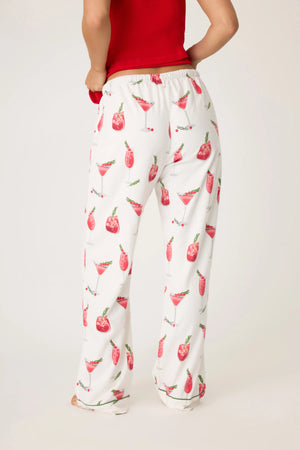 CRANBERRIES & COCKTAILS FLANNEL PANT