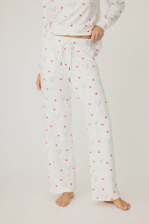 HAPPY HOUR BANDED PJ PANT