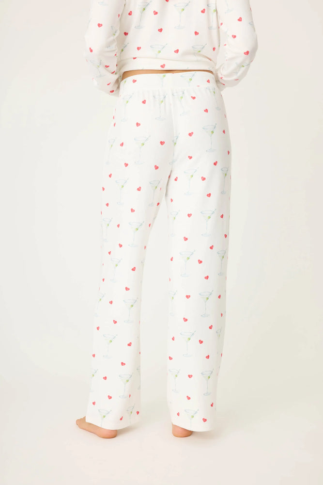 HAPPY HOUR BANDED PJ PANT