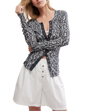 GOING PLACES PRINTED CARDI
