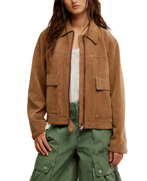 BLAIR VEGAN SUEDE JACKET