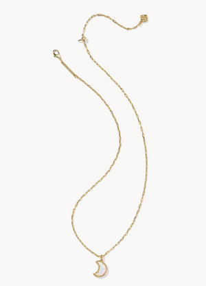 MOON SHORT PENDANT NECKLACE
