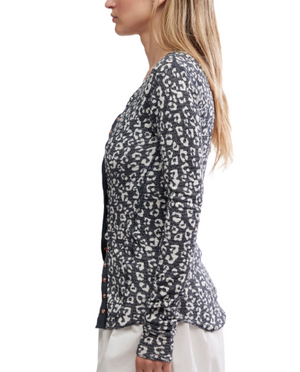GOING PLACES PRINTED CARDI