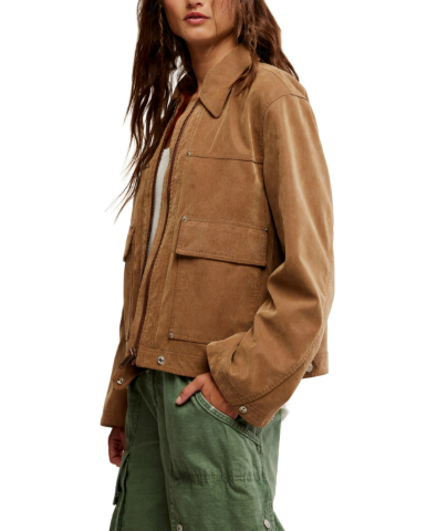 BLAIR VEGAN SUEDE JACKET