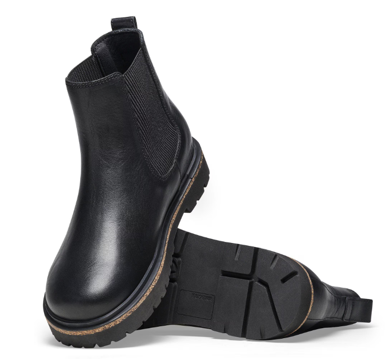 HIGHWOOD M SLIP ON LEATHER BLACK R