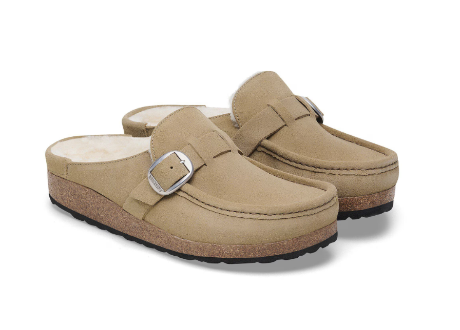 BUCKLEY SHEARLING SUEDE TAUPE 1028633