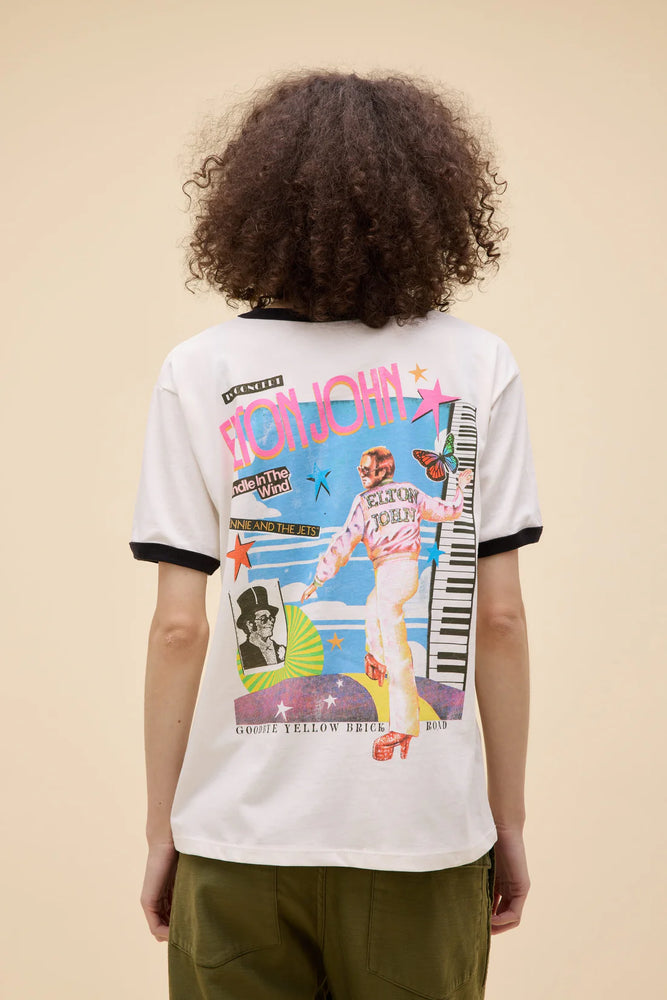 ELTON JOHN 1973 POP ART OVERSIZED RINGER