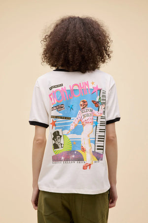 ELTON JOHN 1973 POP ART OVERSIZED RINGER