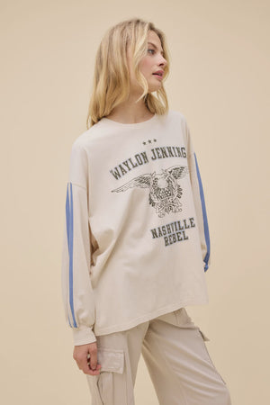 WAYLON JENNINGS NASHVILLE REBEL OS LS