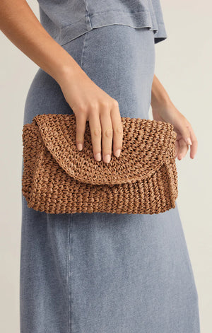 SAND DOLLAR MINI STRAW BAG