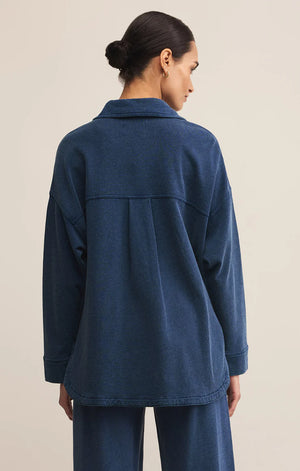 ALL DAY KNIT DENIM JACKET