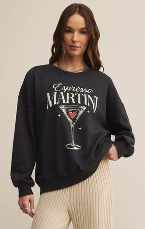 OVERSIZED MARTINI SWEATSHIRT