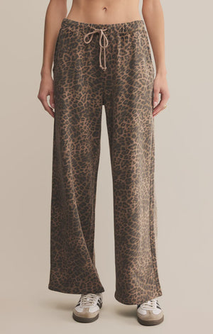 HUNTER LEOPARD KNIT PANT