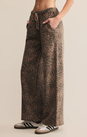 HUNTER LEOPARD KNIT PANT