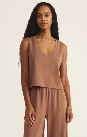 SLOANE V NECK TOP