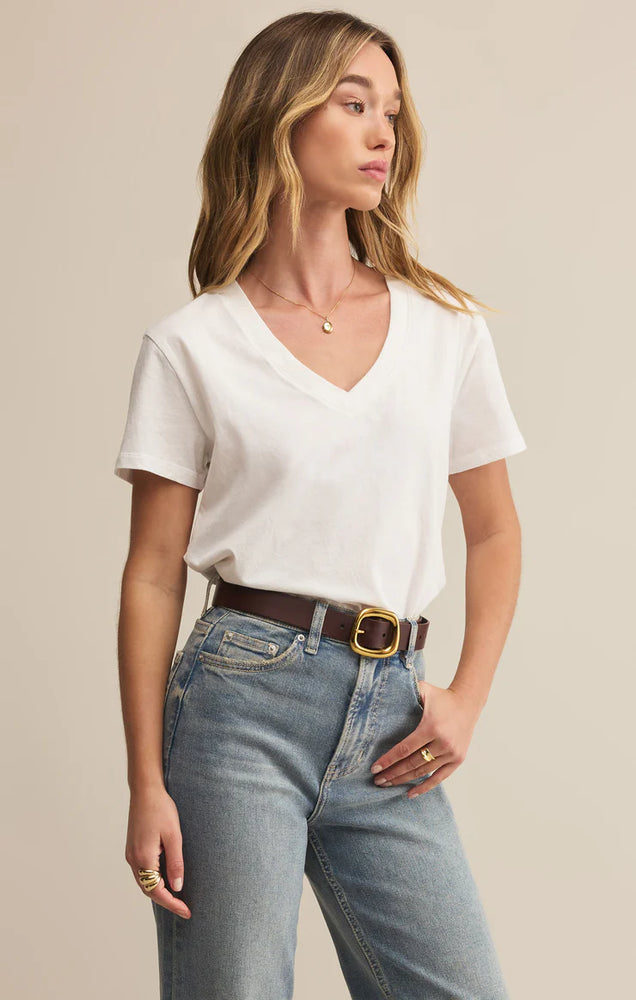 WEEKDAYS V-NECK TEE