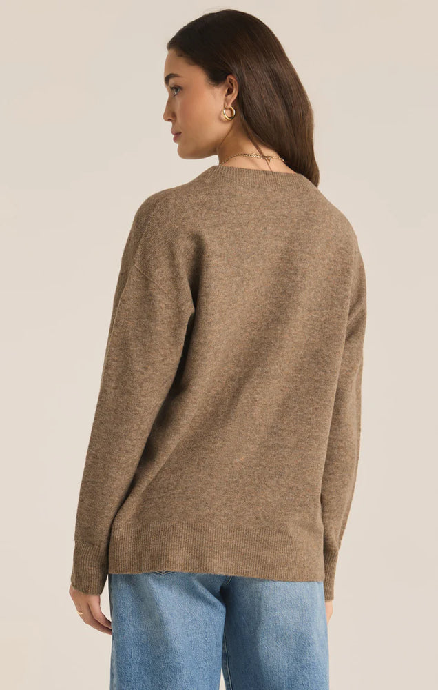 Z SUPPLY GIA CREW NECK SWEATER 