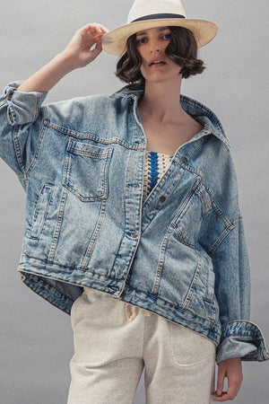 BUTTON UP DENIM JACKET