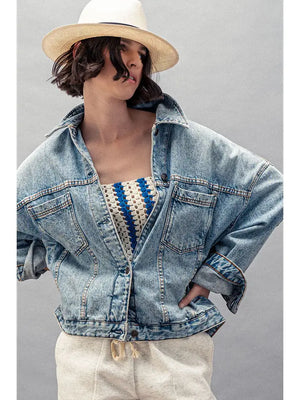 BUTTON UP DENIM JACKET